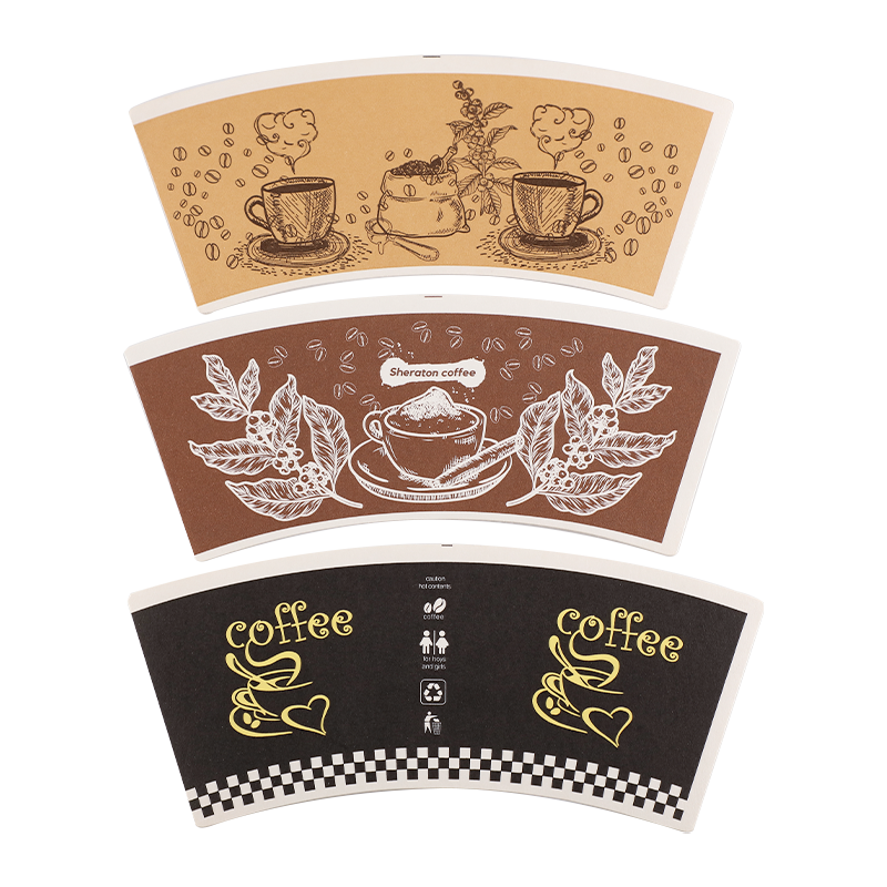 Ventilador de taza de papel caliente recubierto de PE