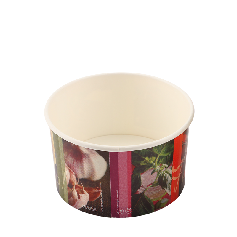 Vasos de papel para helado resistentes y duraderos de 4 oz