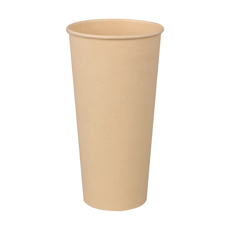 Vasos de papel caliente de bambú de 22 oz y 700 ml