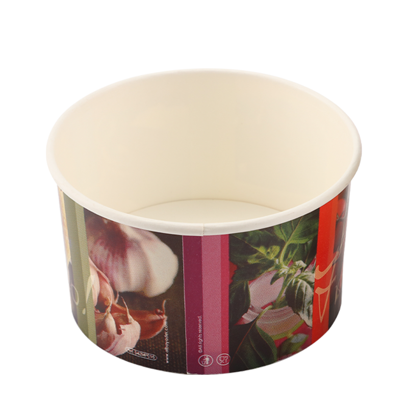 Vasos de papel para helado biodegradable de 12 oz