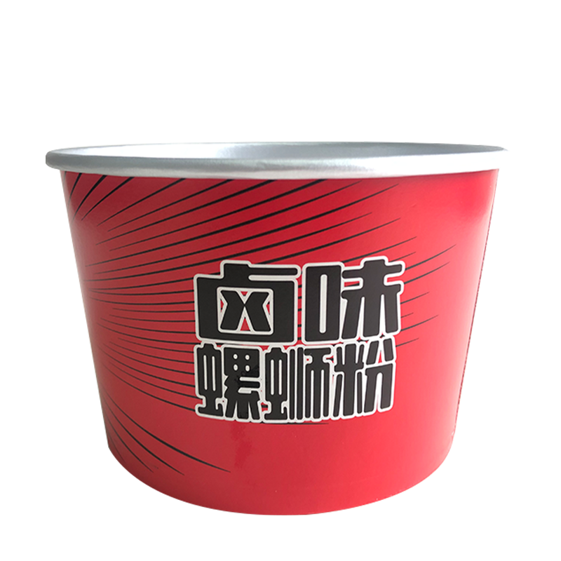 Cuencos para ensalada de aluminio plateado de alta temperatura de 1750 ml 