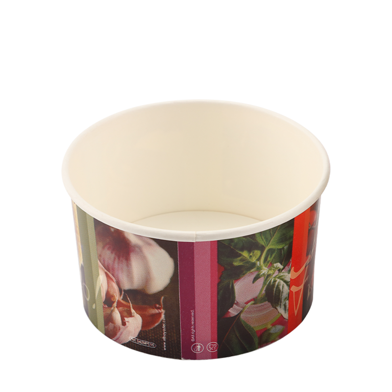 Vasos de papel para helado PLA de 6 oz