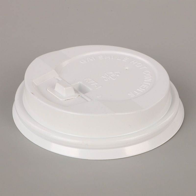 Tapas de plástico para café caliente de 6 oz