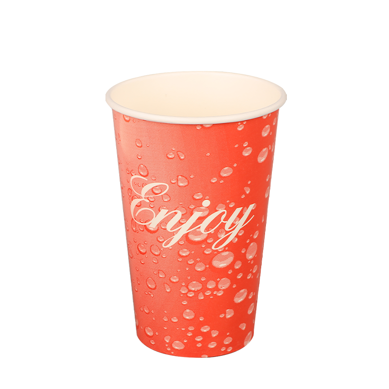 Vasos de papel para beber frío de 12 oz Vasos de jugo