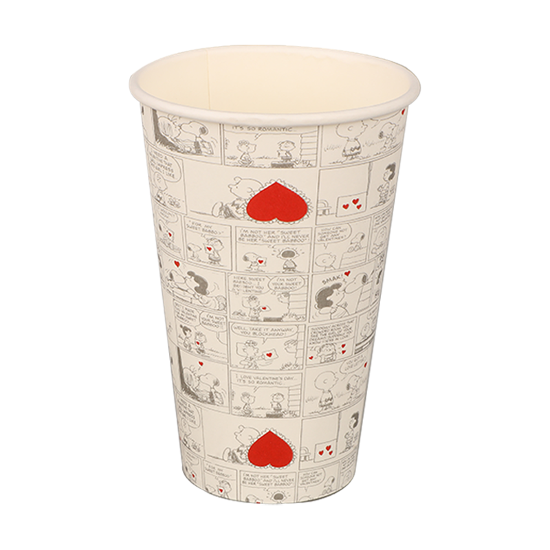 Vaso de papel de recubrimiento a base de agua de 22 oz