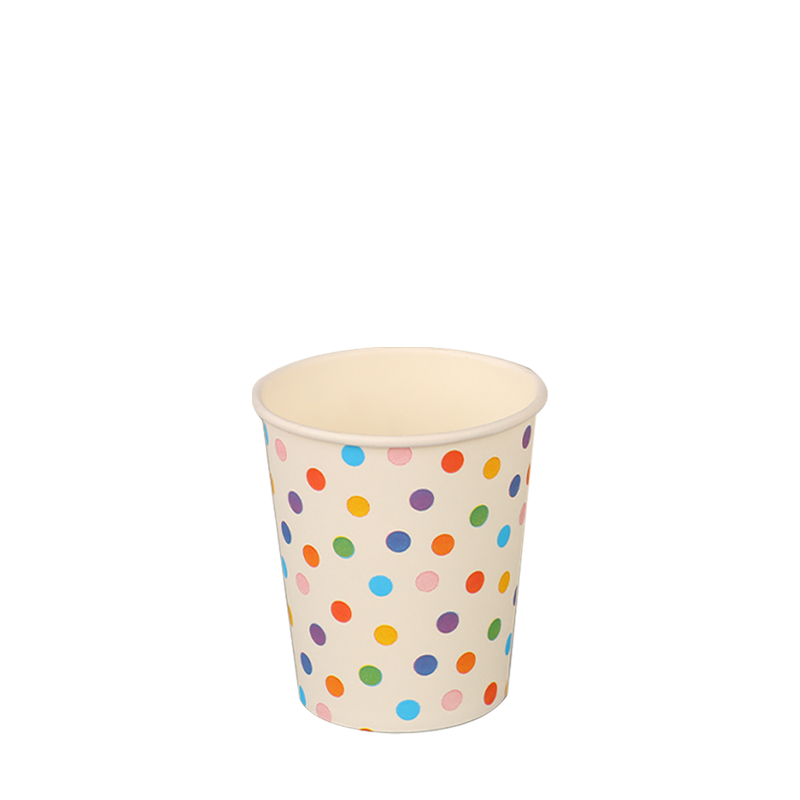 Vaso de papel caliente reciclable desechable de 4 oz